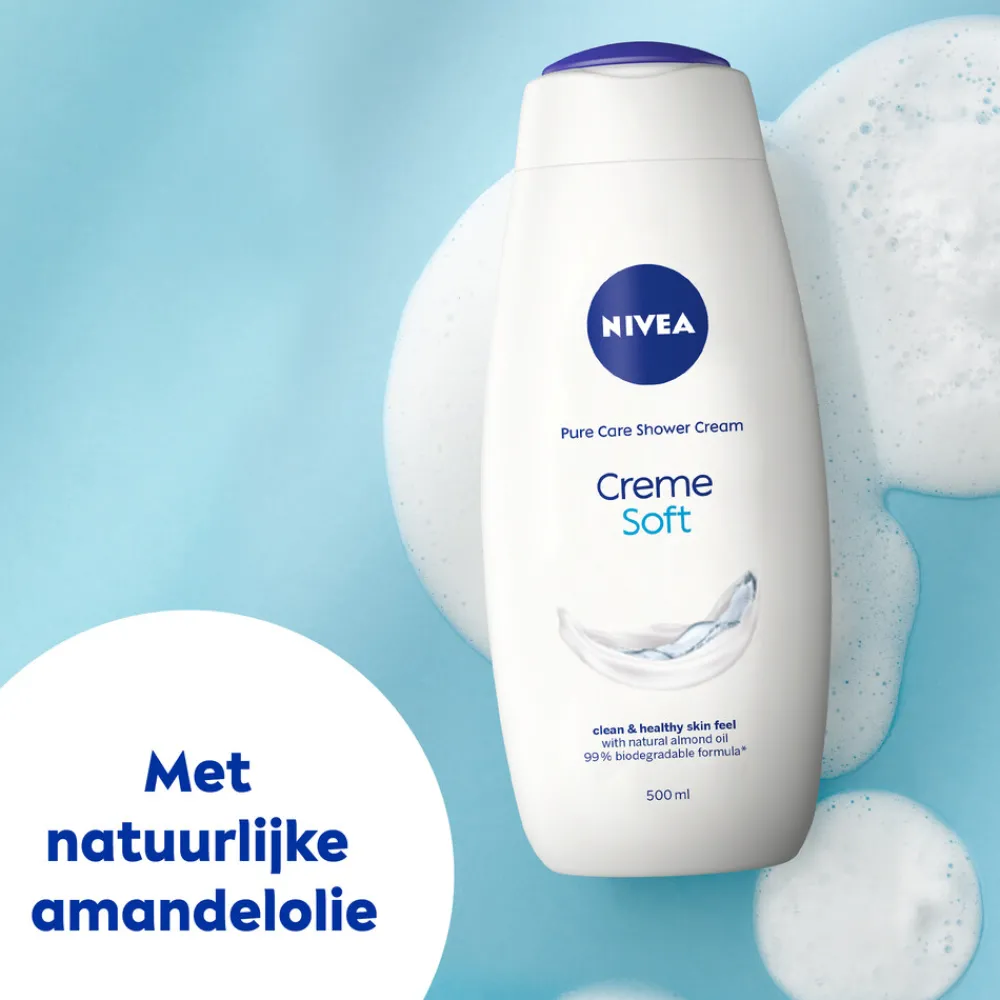 6x Douchecrème Soft 500 ml^NIVEA