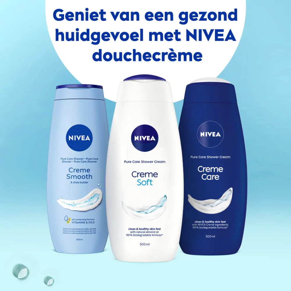6x Douchecrème Soft 500 ml^NIVEA