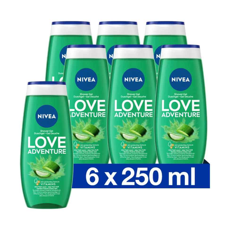 Best 6x Douchegel Love Nature 250 ml Bad & Douche