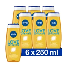 Bad & Douche<NIVEA 6x Douchegel Love Sunshine 250 ml