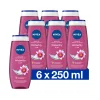 Best 6x Douchegel Waterlily & Oil 250 ml Bad & Douche