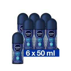 Clearance 6x Deodorant Roller Dry Fresh 50 ml Deodorant