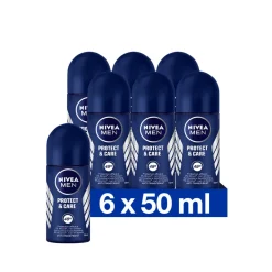 Online 6x Deodorant Roller Protect & Care 50 ml Deodorant