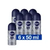 6x Deodorant Roller Silver Protect Dynamic Power 50 ml^NIVEA Men