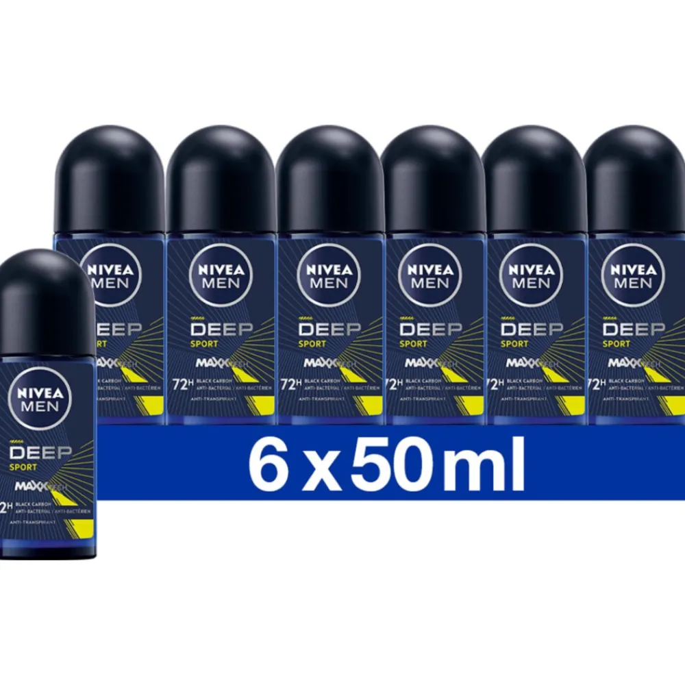 Best 6x Deodorant Roller Deep Sport 50 ml Deodorant