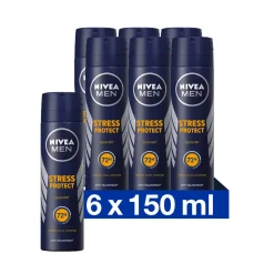 Deodorant<NIVEA Men 6x Deodorant Spray Stress Protect 150 ml