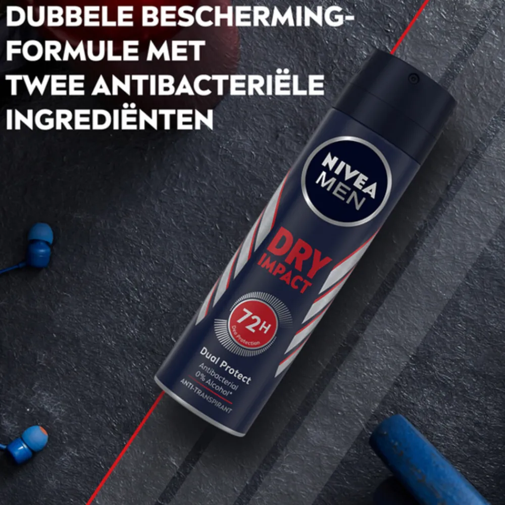6x Deodorant Spray Dry Impact 150 ml^NIVEA Men Sale