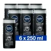6x Douchegel Active Clean 250 ml^NIVEA Men Online
