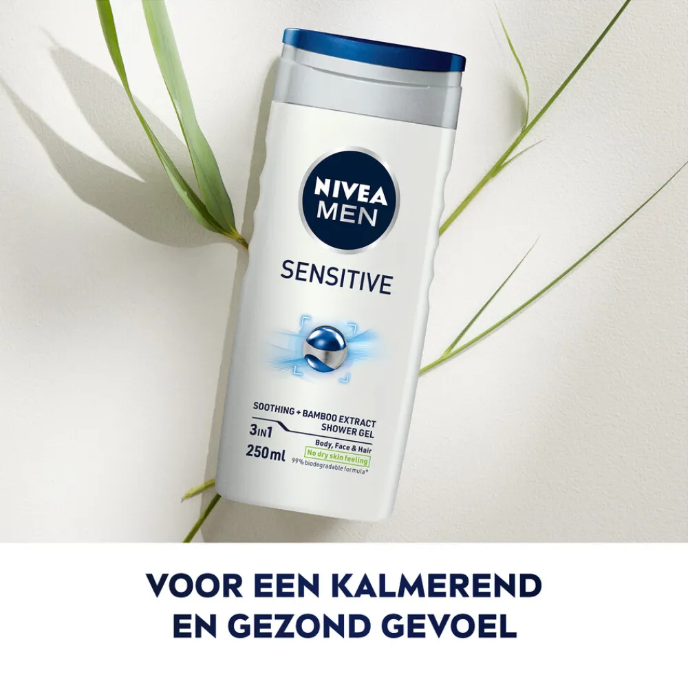 6x Douchegel Sensitive 250 ml^NIVEA Men Sale