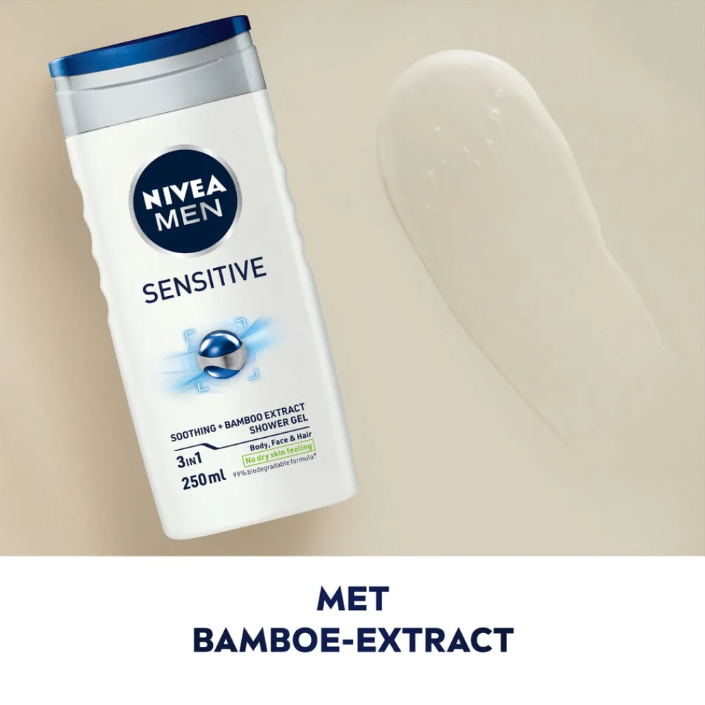 6x Douchegel Sensitive 250 ml^NIVEA Men Sale