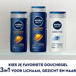 6x Douchegel Sensitive 250 ml^NIVEA Men Sale