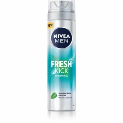 Scheren & Ontharen<NIVEA Men 6x Scheergel Fresh Kick 200 ml