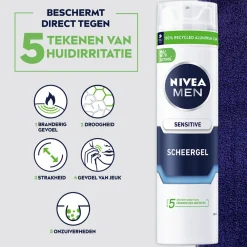 6x Scheergel Sensitive 200 ml^NIVEA Men