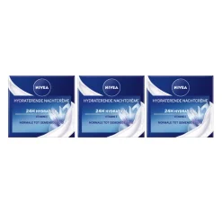 Dag- & Nachtcrème<NIVEA 3x Nachtcrème Hydraterend 50 ml