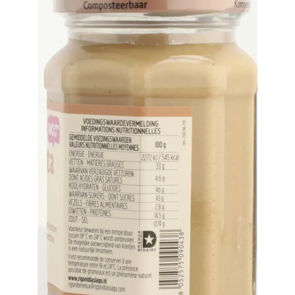 6x Hazelnootpasta Wit 250 gr^Nocciolata Outlet