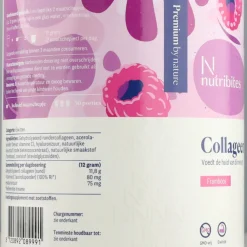 2x Collageen Framboos Poeder 360 gr^Nutribites Clearance