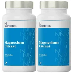 Hot 2x Magnesium Citraat 60 tabletten Mineralen