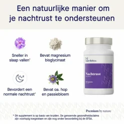 Rustgevend & Slapen<Nutribites 2x Nachtrust 60 capsules