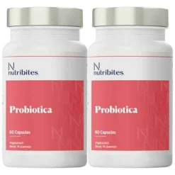 2x Probiotica 60 capsules^Nutribites Clearance