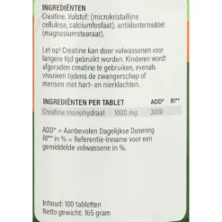 6x Creatine 1000 mg 100 stuks^Nutriforce New