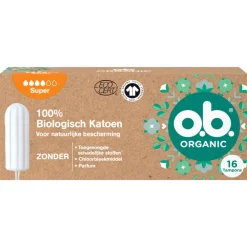 Outlet 3x Organic Cotton Super 16 stuks Intiemhygiëne