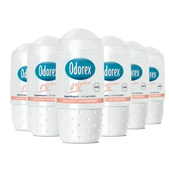 New 6x Deodorant Roller 0% 50 ml Deodorant