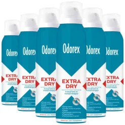 New 6x Extra Dry Antitranspirant Spray Sensitive 150 ml Deodorant