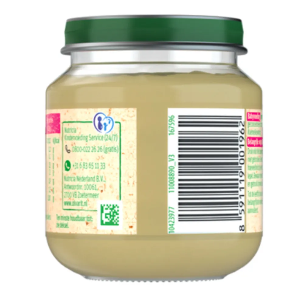 Clearance 6x 1e Fruithapje 4m Banaan 125 gr Baby & Peutervoeding