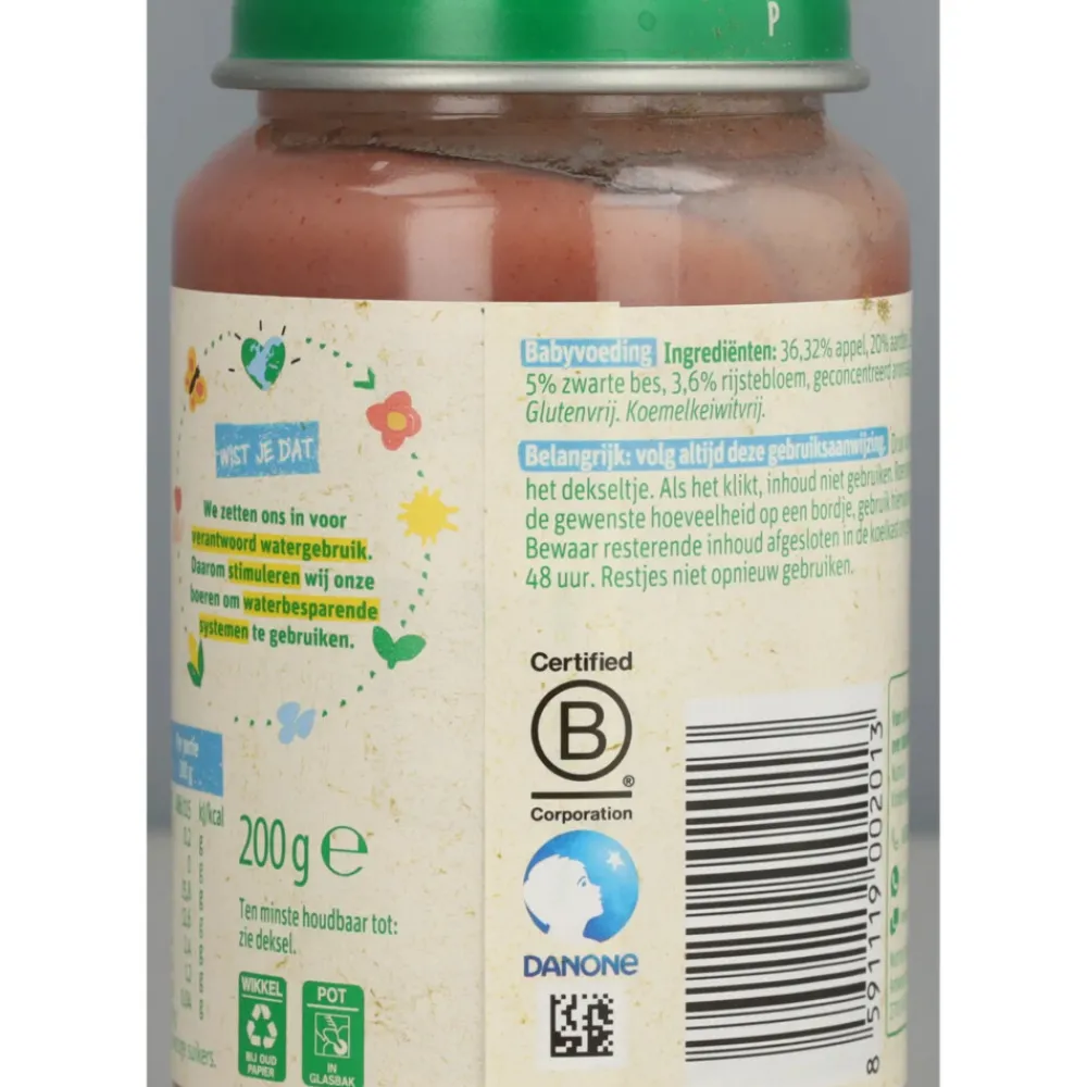 Baby & Peutervoeding<Olvarit 6x Fruithapje 8m Appel Aardbei Banaan 200 gr