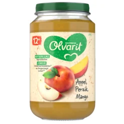 6x Fruithapje 12m Appel Perzik Mango 200 gr^Olvarit Sale