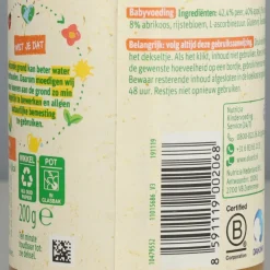 6x Fruithapje 6m Peer Appel Abrikoos 200 gr^Olvarit New