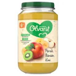 Baby & Peutervoeding<Olvarit 6x Fruithapje 6m Perzik Banaan Kiwi 200 gr