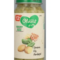 6x Maaltijd 12m Spinazie Kip Aardappel 250 gr Baby & Peutervoeding
