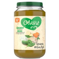 Discount 6x Maaltijd 6m Spinazie Witvis Rijst 200 gr Baby & Peutervoeding