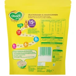 Baby & Peutervoeding<Olvarit 5x Multigranen en Maisvlokken 15+ Maanden 200 gr