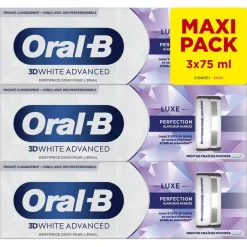 9x Tandpasta Luxe Perfection Whiteness 3 x 75 ml^Oral-B Sale