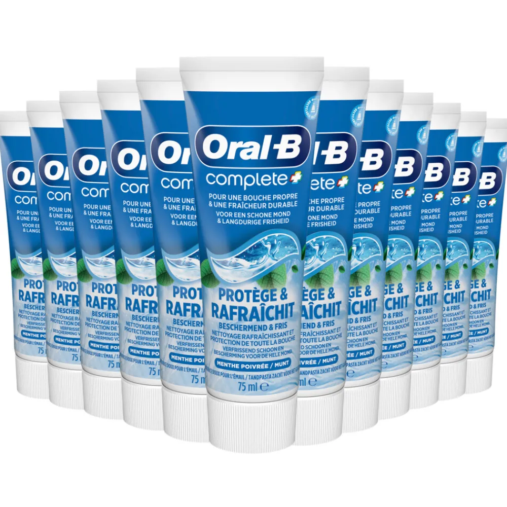 Spoelen & Poetsen<Oral-B 12x Tandpasta Complete Protect & Fresh 75 ml