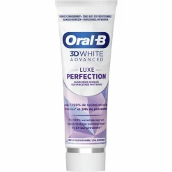 Spoelen & Poetsen<Oral-B 12x Tandpasta 3DWhite Advanced Luxe Perfection 75 ml