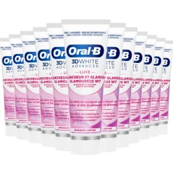 Discount 12x Tandpasta 3DWhite Advanced Luxe Glamorous White 75 ml Spoelen & Poetsen