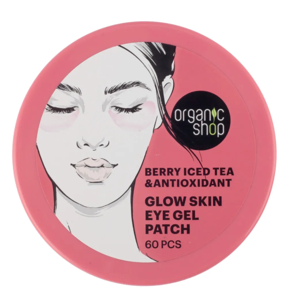 6x Eye Gel Patch Berry Iced tea & Antioxidant 60 pcs^Organic Shop Discount