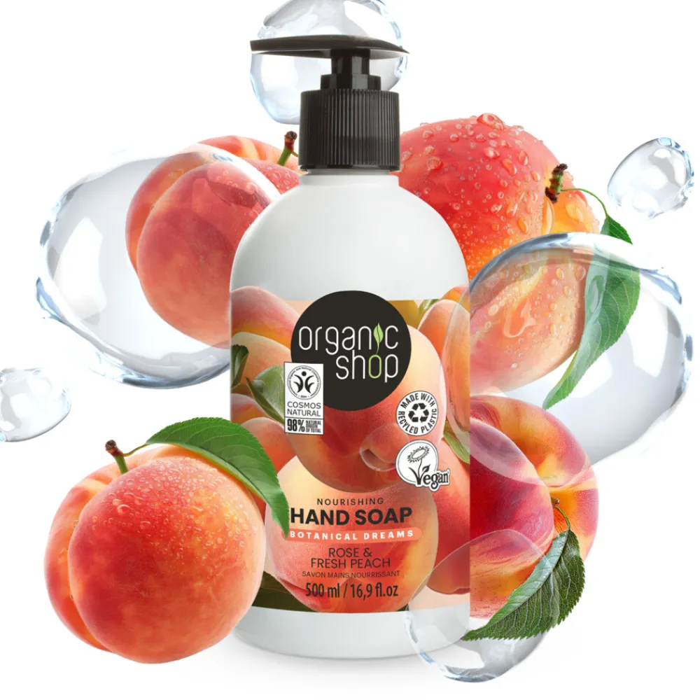 Sale 6x Handzeep Rose & Peach 500 ml Keukenartikelen|Handverzorging