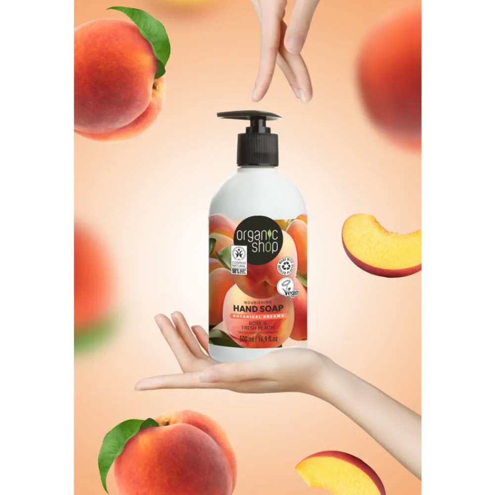 Sale 6x Handzeep Rose & Peach 500 ml Keukenartikelen|Handverzorging