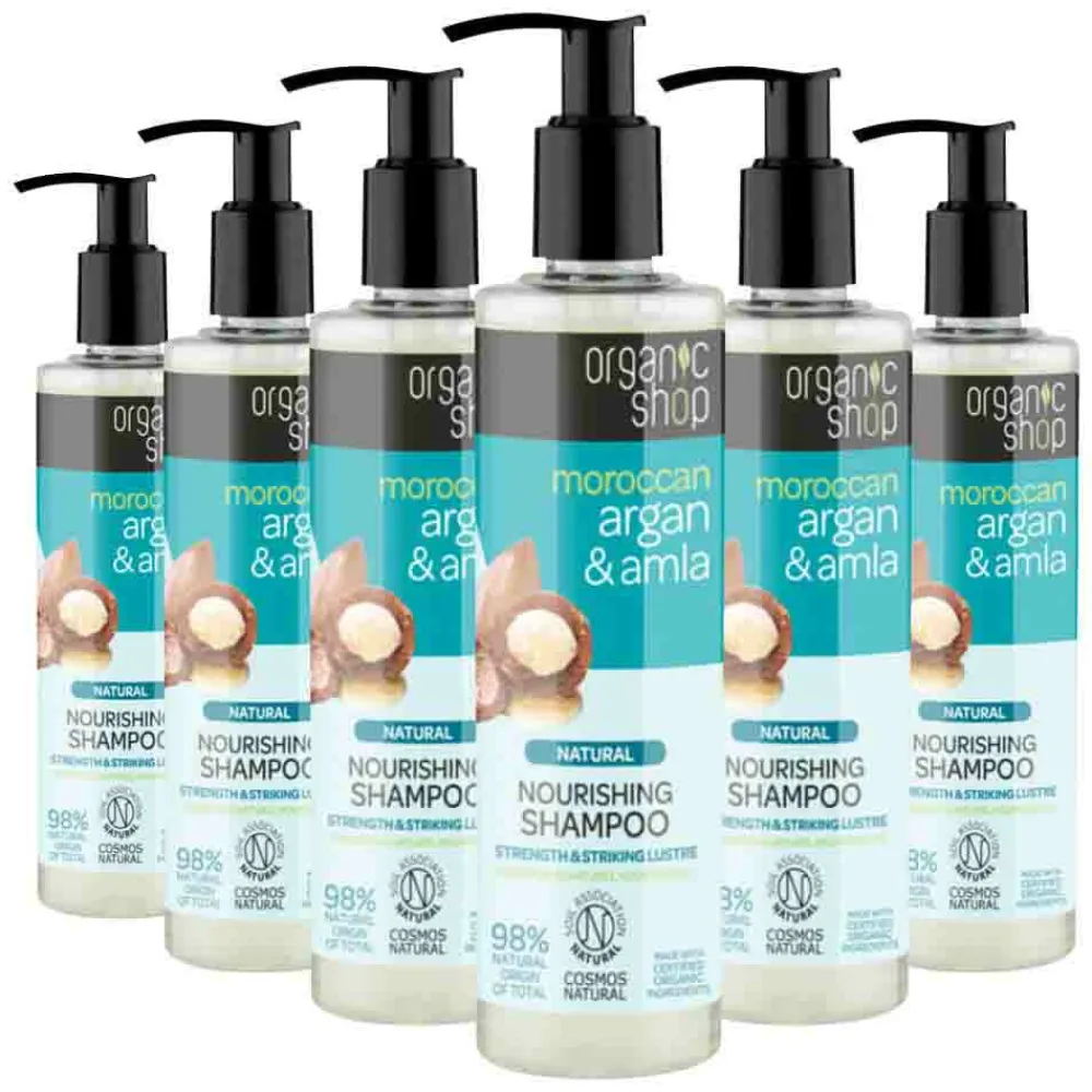 Shampoo<Organic Shop 6x Shampoo Argan & Amla 280 ml
