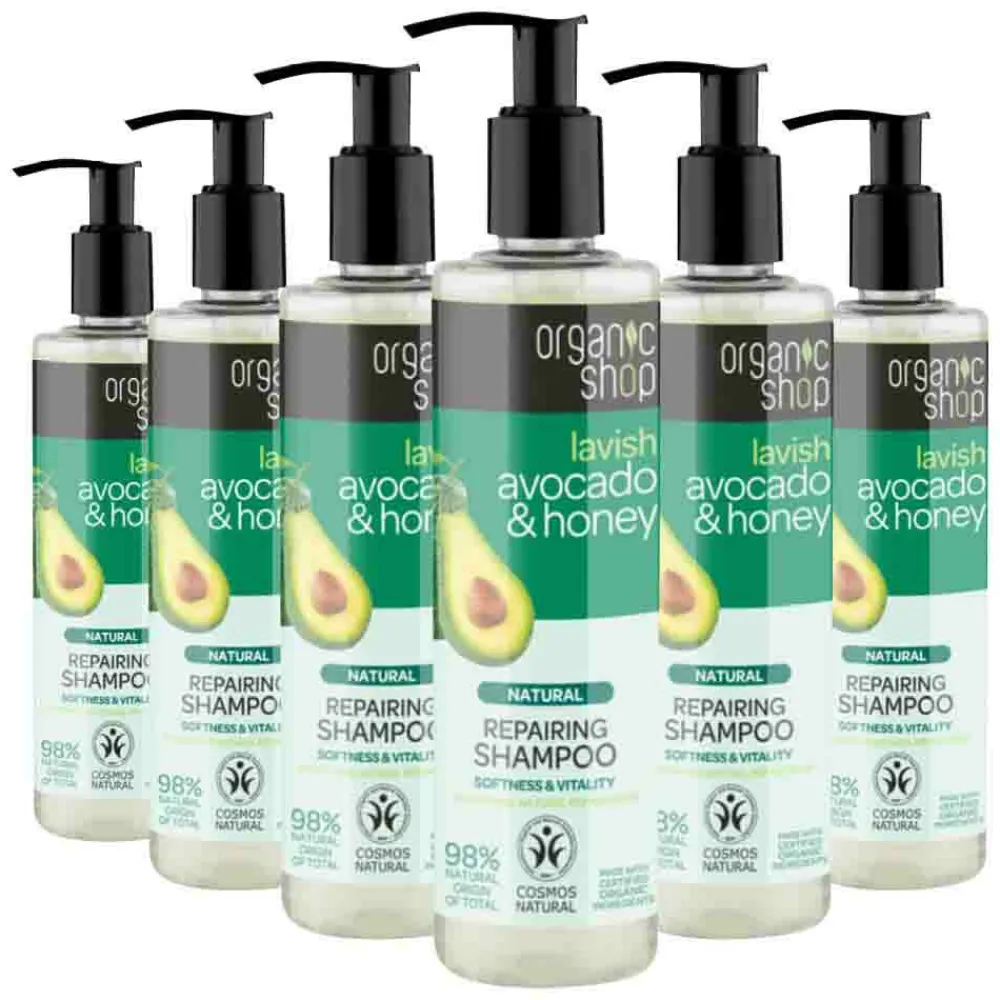 Sale 6x Shampoo Avocado & Honey 280 ml Shampoo