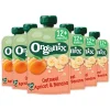 Baby & Peutervoeding<Organix 6x Knijpfruit 12+m Havermout Abrikoos & Banaan 100 gr