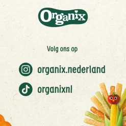 Baby & Peutervoeding<Organix 6x Knijpfruit 4+m Peer, Banaan & Framboos 90 gr