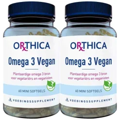 2x Omega 3 Vegan 60 softgels^Orthica Best