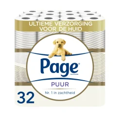 8x Toiletpapier Puur 3-laags 4 stuks Toiletpapier|Toiletartikelen