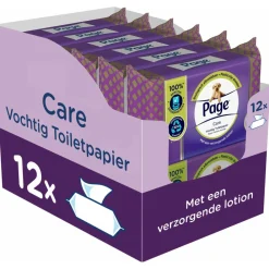 Best 12x Vochtig Care 38 stuks Toiletpapier