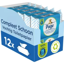 New 12x Vochtig Toiletpapier Compleet Schoon 38 stuks Toiletpapier|Toiletartikelen
